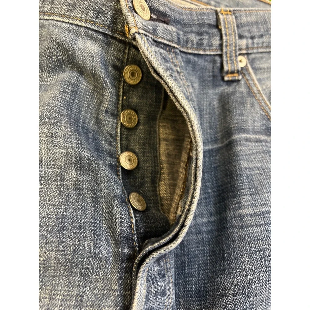 Levis 501 XX Original Fit Straight Leg Jeans Mens‎ 40x30 Blue Medium Wash Denim